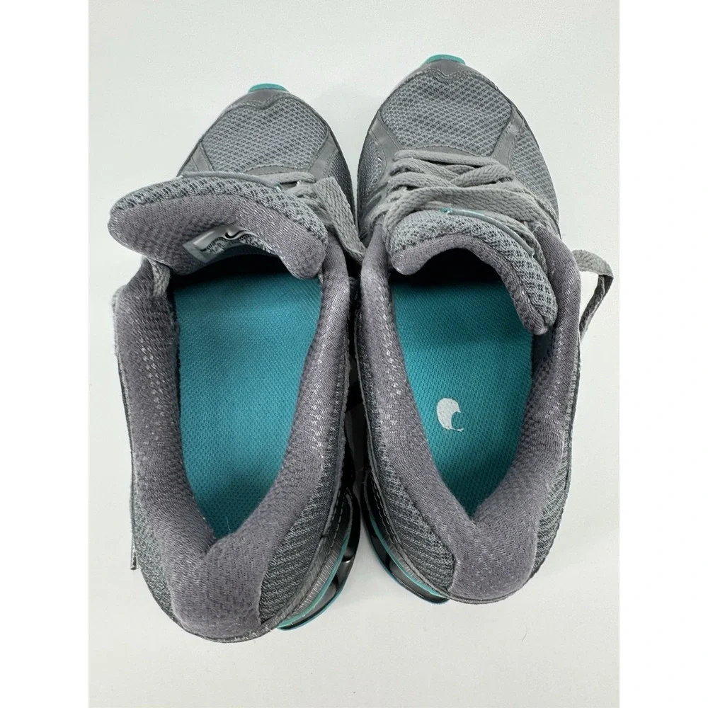 Nike Reax Run 6 Gray Teal Womens Running Sneakers Shoes Size 6.5 Athletic Y2K